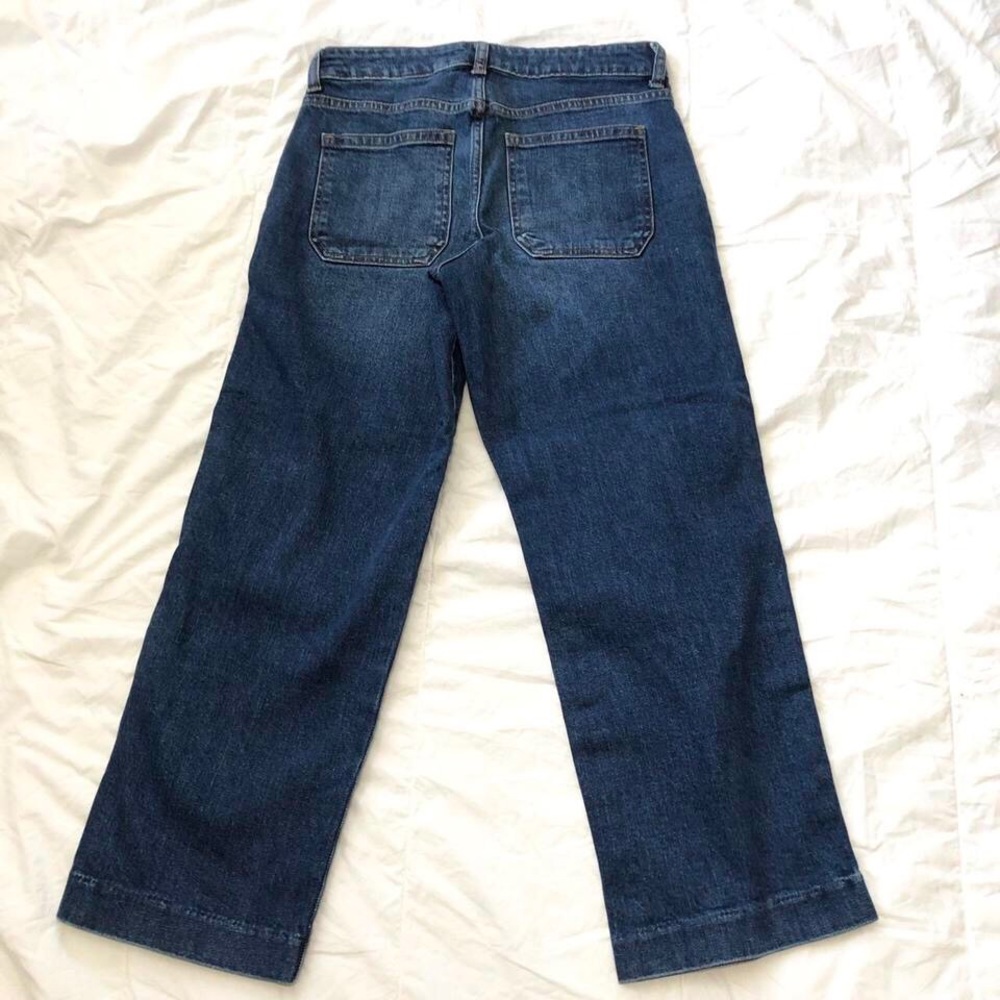 Pork Chop Medium Wash High Ride Wide Leg Pants - Picture 4 of 4